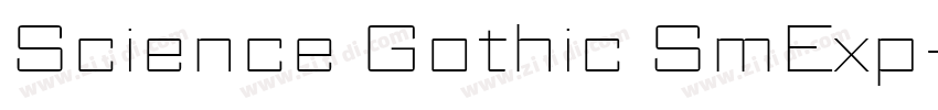 Science Gothic SmExp字体转换
